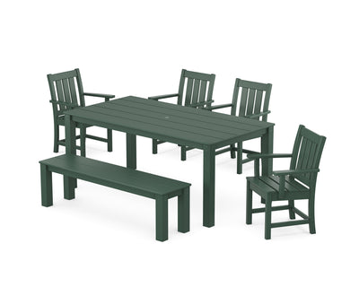 Oxford 6-Piece Parsons Dining Set with Bench