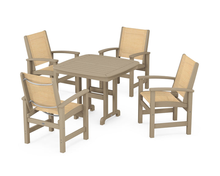 POLYWOOD® Coastal 5-Piece Dining Set