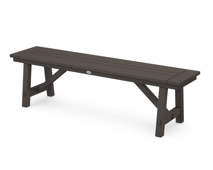 POLYWOOD® Rustic Farmhouse 60" Backless Bench