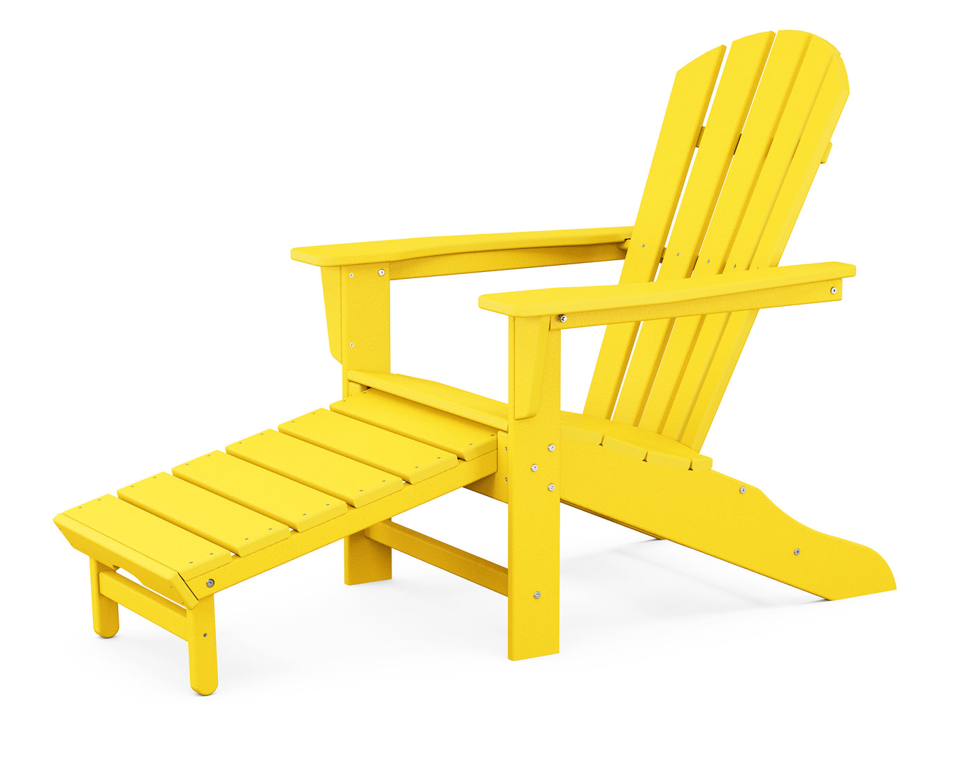 Palm Coast Ultimate Adirondack Chair with Hideaway Ottoman