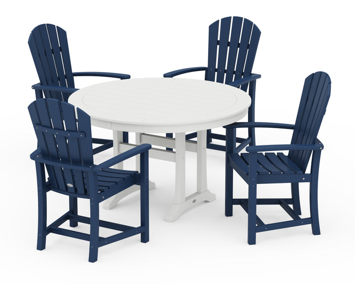 POLYWOOD® Palm Coast 5-Piece Round Dining Set