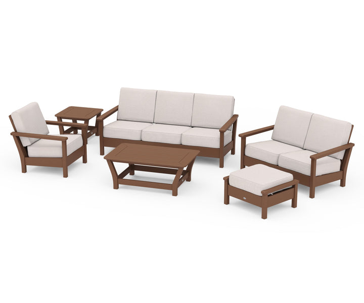 POLYWOOD® Harbour 6-Piece Outdoor Living Set