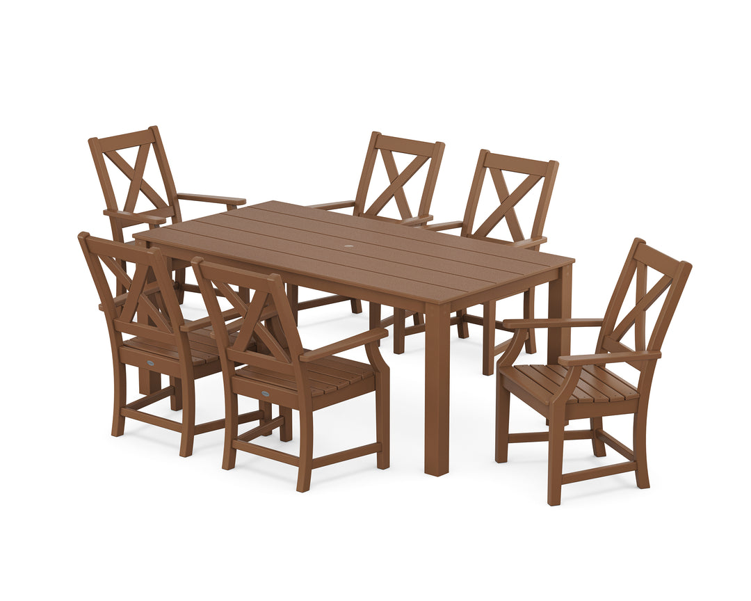 POLYWOOD® Braxton Arm Chair 7-Piece Parsons Dining Set