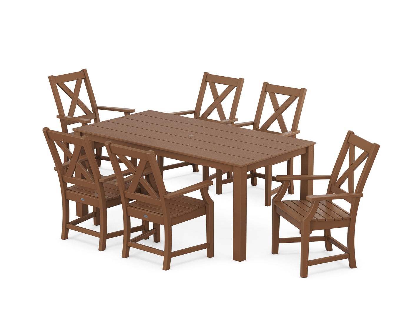 Braxton Arm Chair 7-Piece Parsons Dining Set