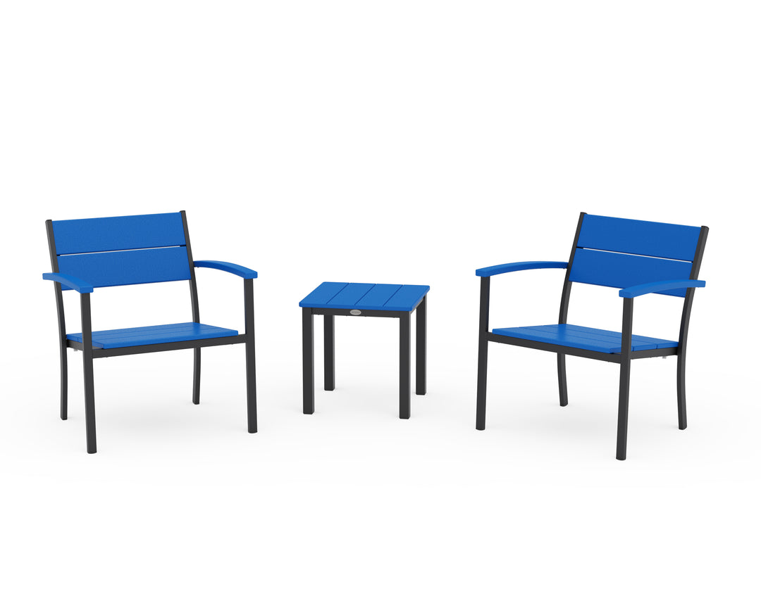 POLYWOOD® Main Street 3-Piece Lounge Chair Set