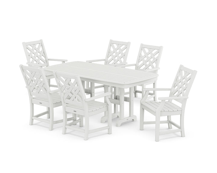 Country Living Wovendale Arm Chair 7-Piece Dining Set
