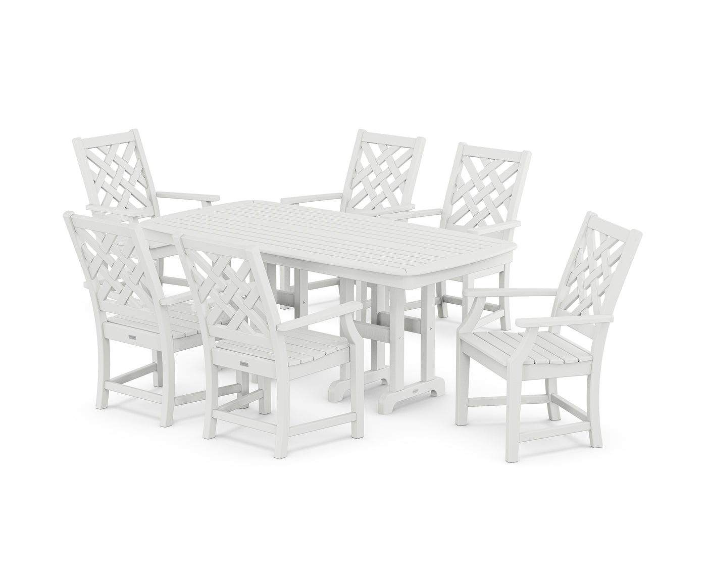 Wovendale Arm Chair 7-Piece Dining Set