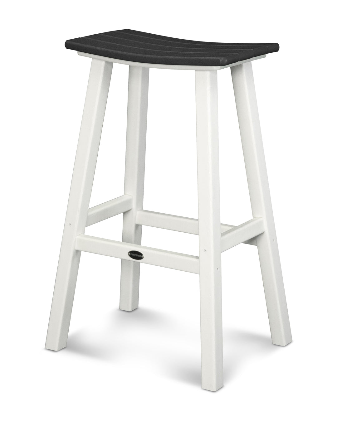 POLYWOOD® Contempo 30" Saddle Bar Stool