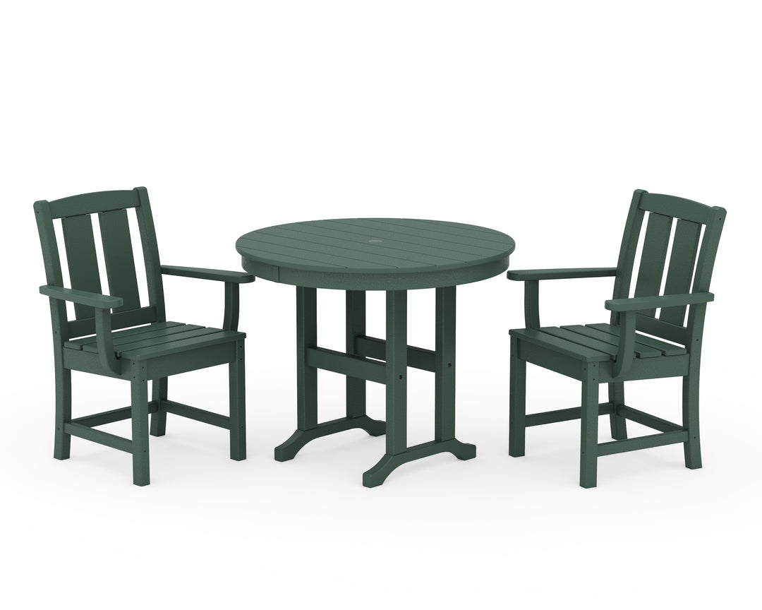 POLYWOOD® Mission 3-Piece Farmhouse Dining Set