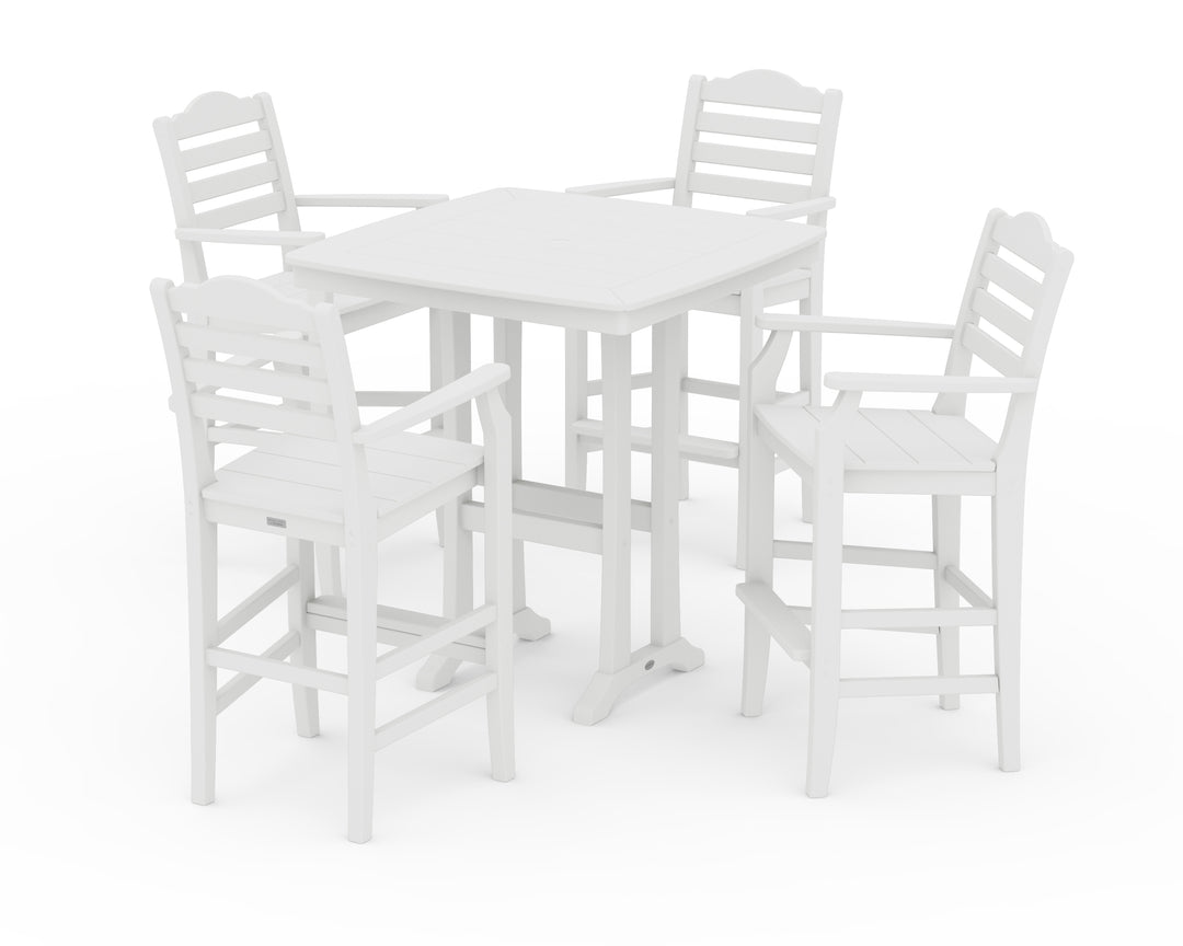 Draper James™ by  POLYWOOD® Savannah 5-Piece Bar Set with Trestle Legs