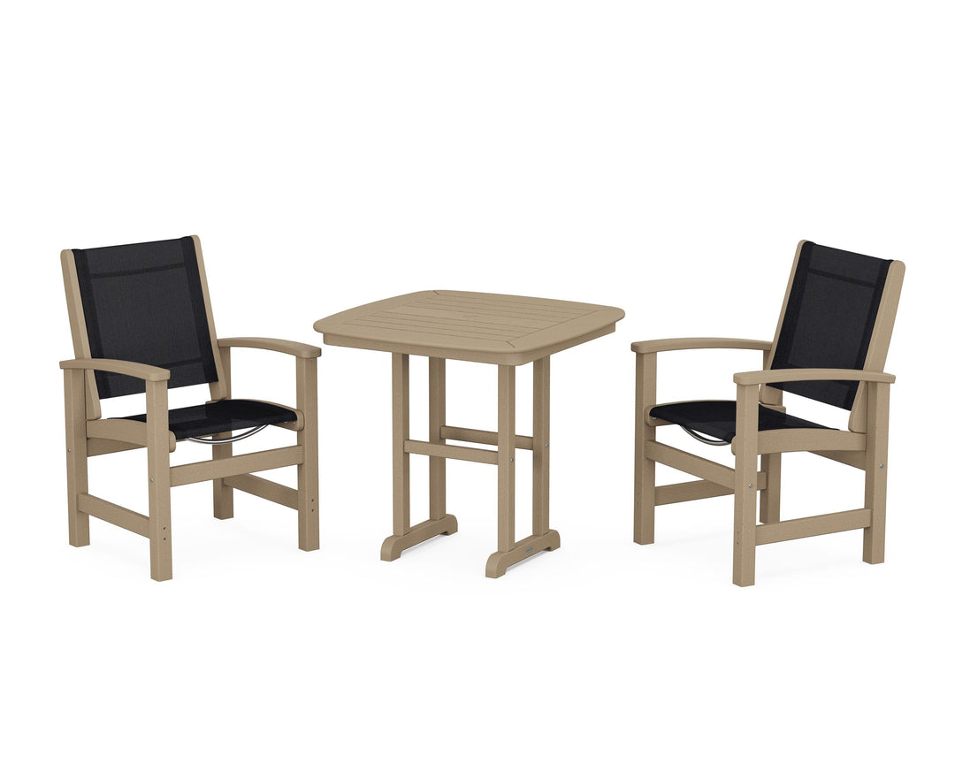 POLYWOOD® Coastal 3-Piece Dining Set