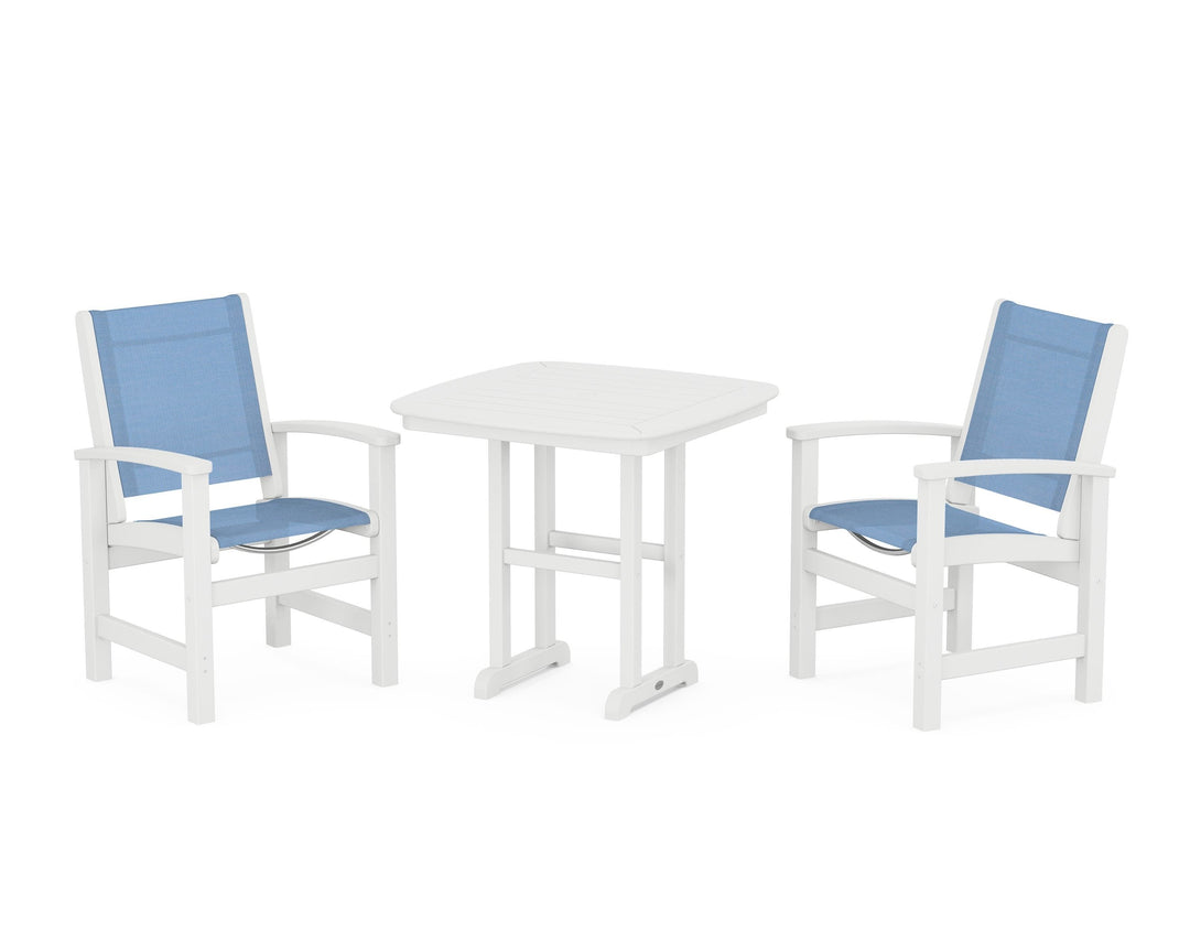 POLYWOOD® Coastal 3-Piece Dining Set