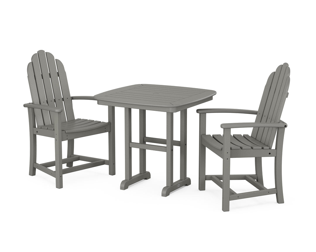 POLYWOOD® Classic Adirondack 3-Piece Dining Set