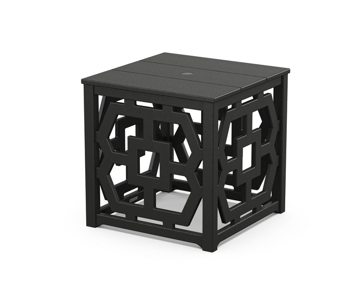 Martha Stewart by POLYWOOD® Chinoiserie Umbrella Stand Accent Table