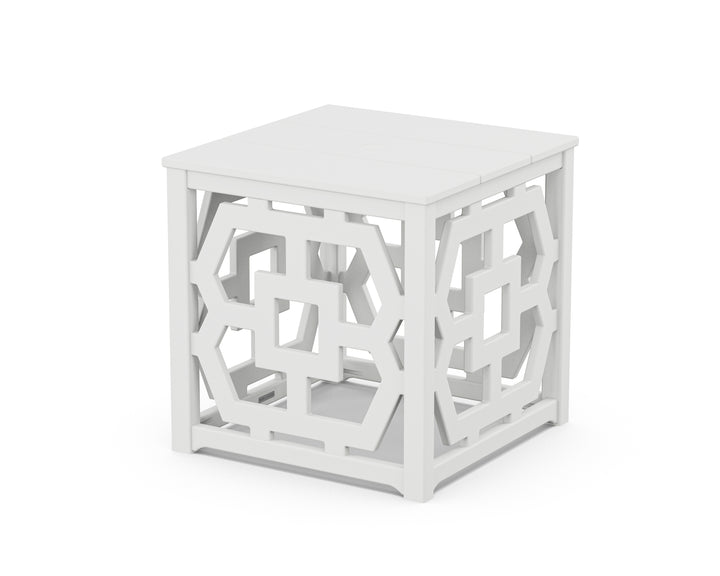 Martha Stewart by POLYWOOD® Chinoiserie Umbrella Stand Accent Table