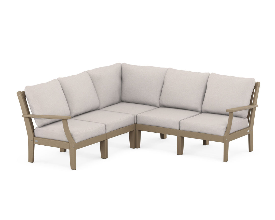 POLYWOOD® Braxton Modular 5-Piece Deep Seating Set