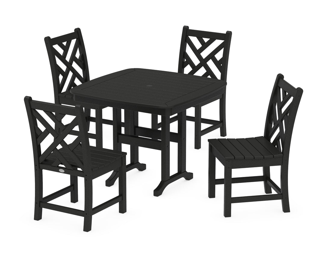 POLYWOOD® Chippendale 5-Piece Side Chair Dining Set