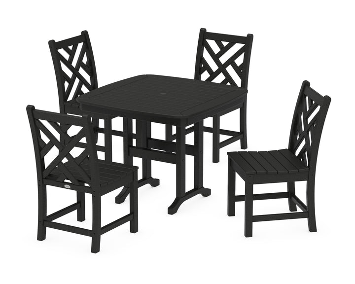 POLYWOOD® Chippendale 5-Piece Side Chair Dining Set