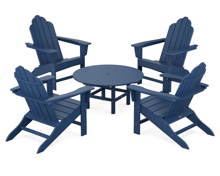 POLYWOOD® Long Island Adirondack 5-Piece Conversation Group