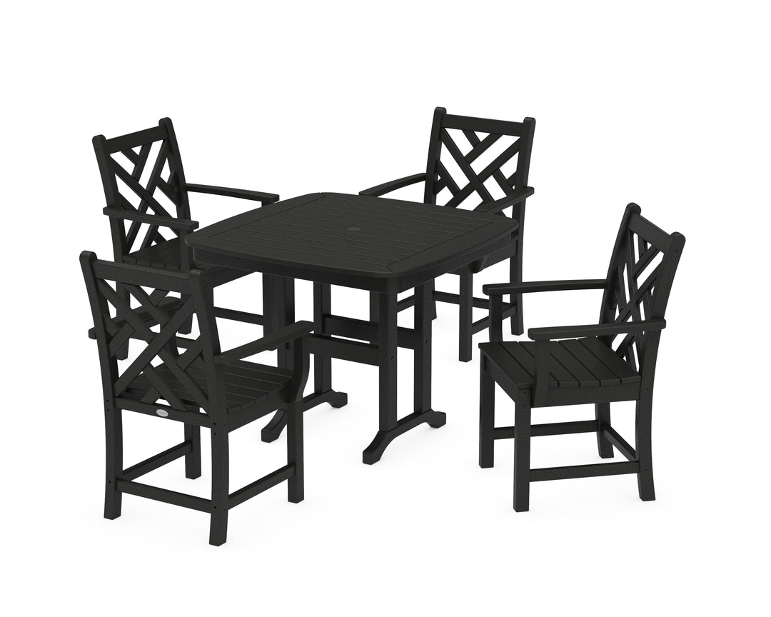 POLYWOOD® Chippendale 5-Piece Dining Set