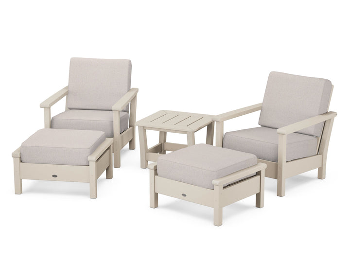 POLYWOOD® Harbour 5-Piece Deep Seating Chair Set