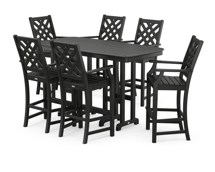 Country Living Wovendale Arm Chair 7-Piece Bar Set