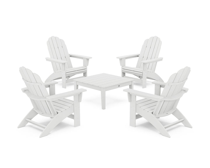 POLYWOOD® 5-Piece Vineyard Grand Adirondack Chair Conversation Group