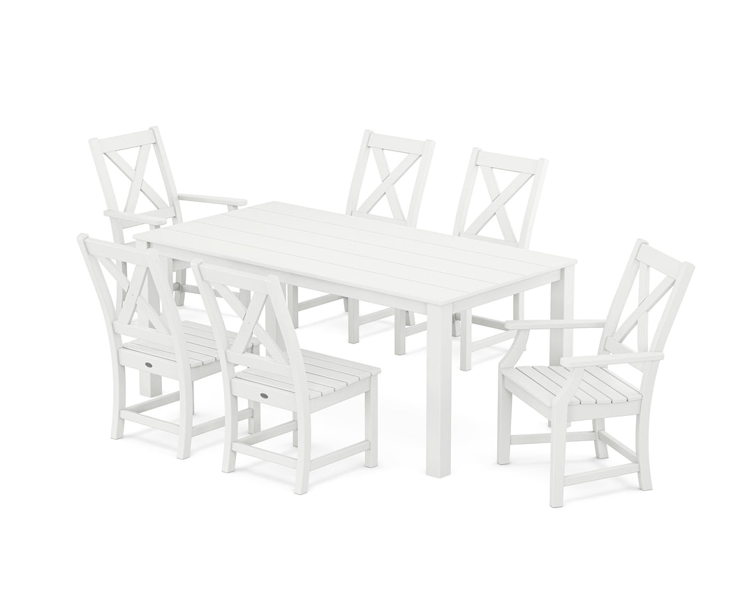 POLYWOOD® Braxton 7-Piece Parsons Dining Set