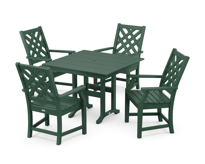 Country Living Wovendale 5-Piece Farmhouse Dining Set