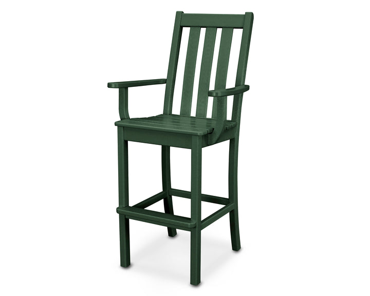 POLYWOOD® Vineyard Bar Arm Chair