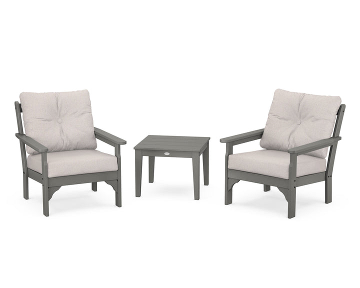 POLYWOOD® Vineyard 3-Piece Deep Seating Set