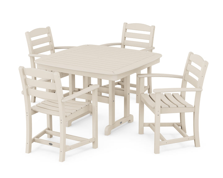 POLYWOOD® La Casa Café 5-Piece Dining Set with Trestle Legs
