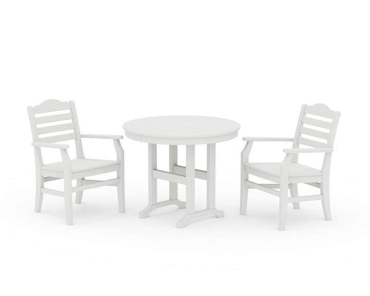 POLYWOOD® Savannah 3-Piece Farmhouse Dining Set