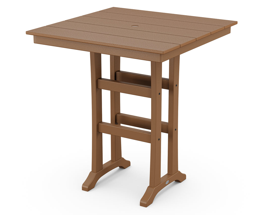 POLYWOOD® Farmhouse Trestle 37" Bar Table