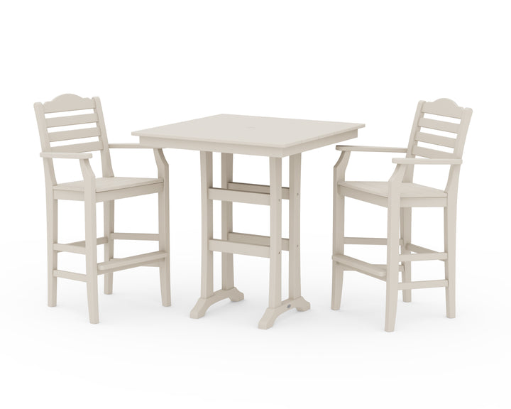 Draper James™ by  POLYWOOD® Savannah 3-Piece Farmhouse Bar Set with Trestle Legs