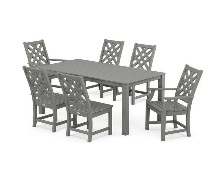 Country Living Wovendale 7-Piece Parsons Dining Set
