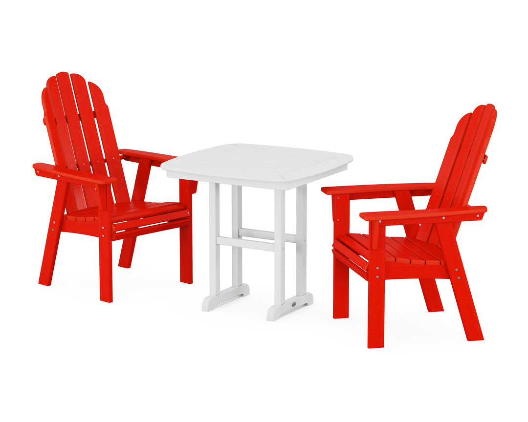POLYWOOD® Vineyard Adirondack 3-Piece Dining Set