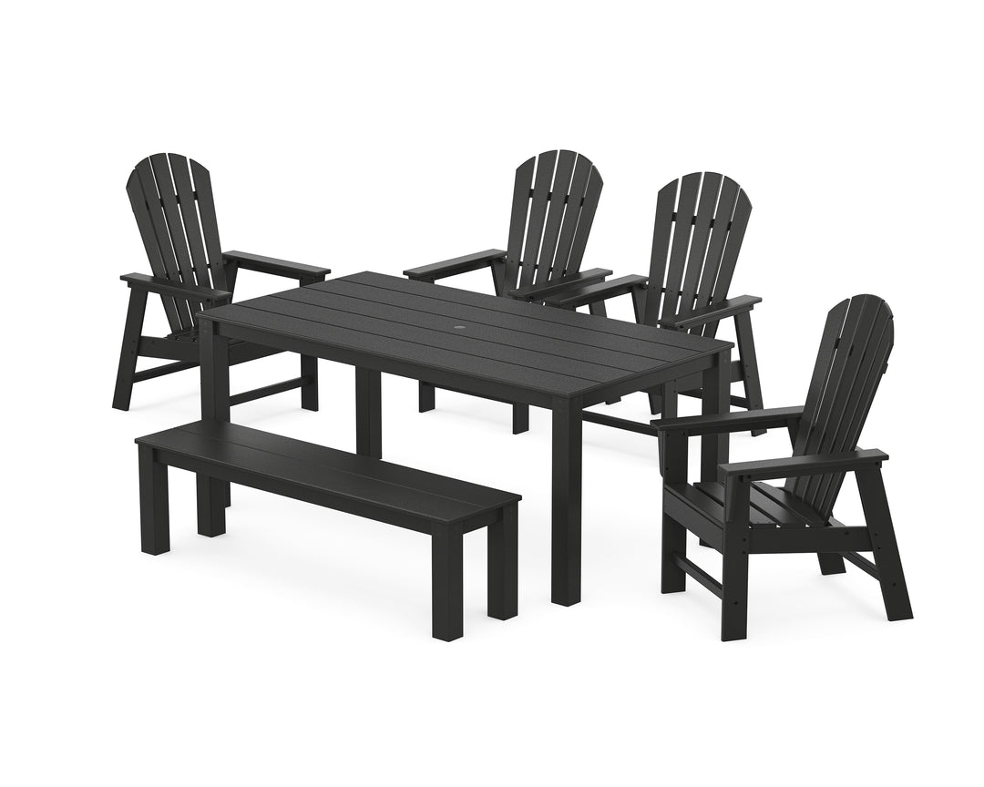 POLYWOOD® South Beach 6-Piece Parsons Dining Set with Bench