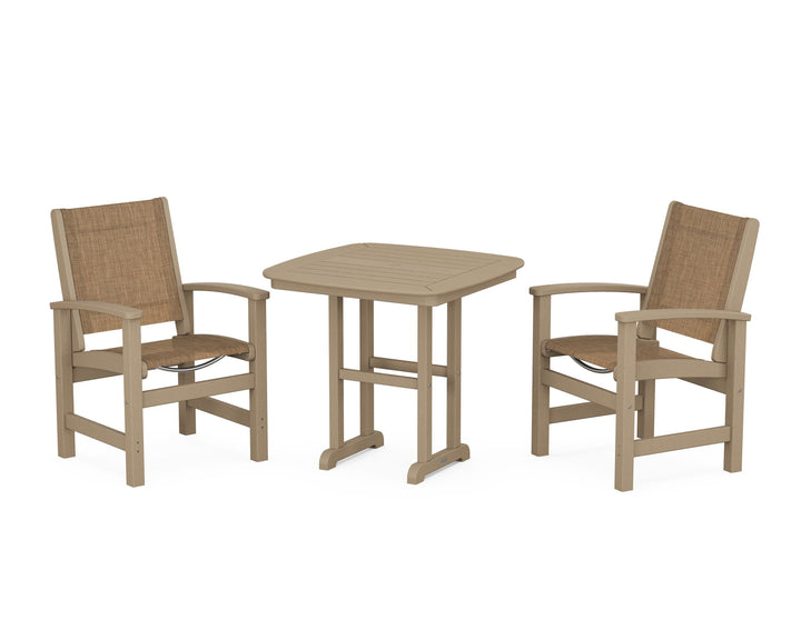 POLYWOOD® Coastal 3-Piece Dining Set