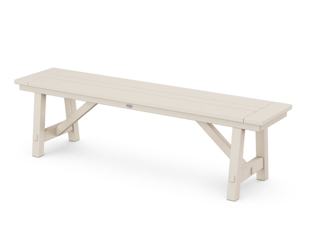 POLYWOOD® Rustic Farmhouse 60" Backless Bench