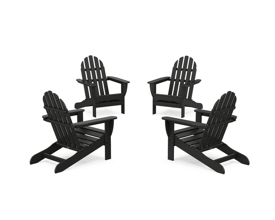 POLYWOOD® 4-Piece Classic Adirondack Conversation Set