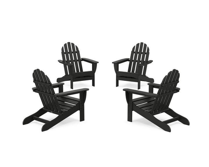 POLYWOOD® 4-Piece Classic Adirondack Conversation Set