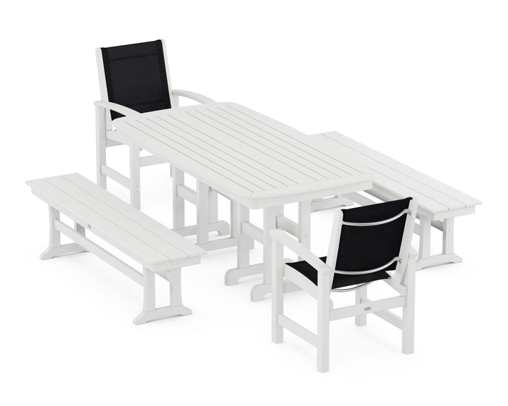 POLYWOOD® Coastal 5-Piece Dining Set
