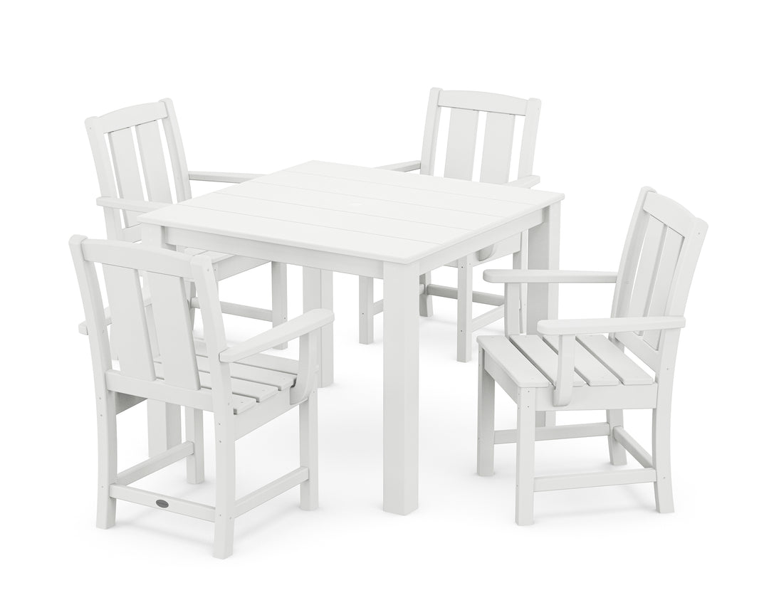 POLYWOOD® Mission 5-Piece Parsons Dining Set
