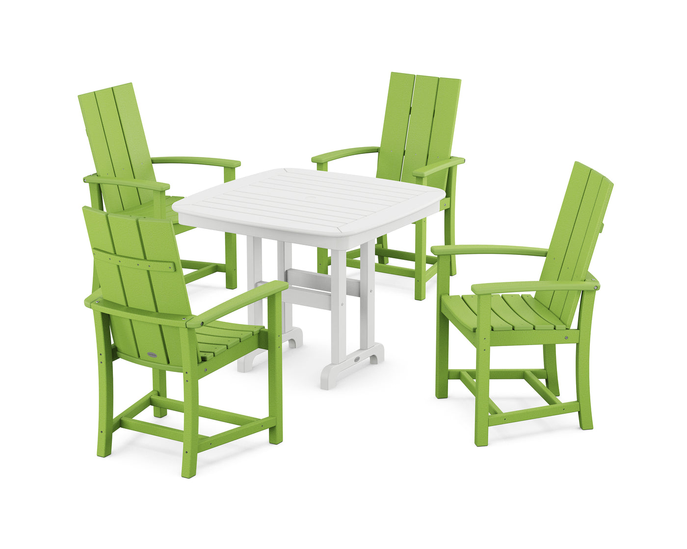 Modern Adirondack 5-Piece Dining Set