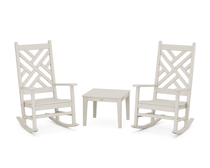 POLYWOOD® Chippendale 3-Piece Rocking Chair Set