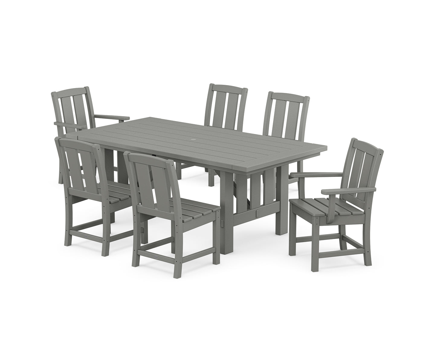 Mission 7-Piece Dining Set with Mission Table