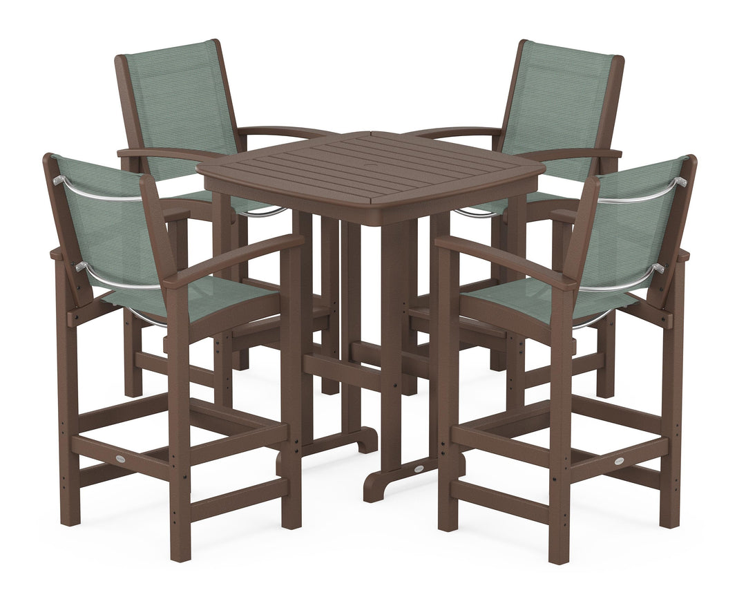POLYWOOD® Coastal 5-Piece Bar Set