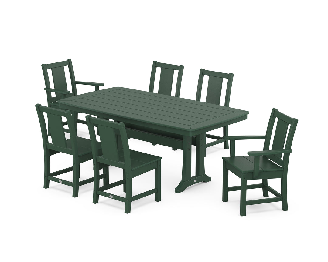POLYWOOD® Prairie 7-Piece Dining Set with Trestle Legs