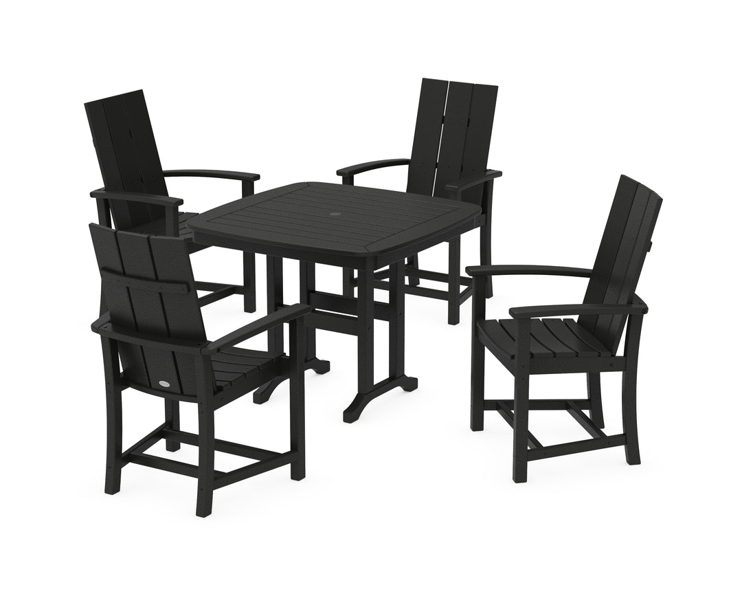 POLYWOOD® Modern Adirondack 5-Piece Dining Set